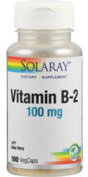 VITAMIN B2 100 mg Solaray Kapseln