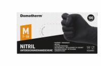 DOMOTHERM Unt.Handschuhe Nitril unsteril puderfrei M schwarz