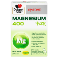 DOPPELHERZ Magnesium 400 Pur system Kapseln