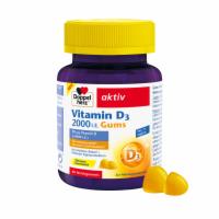 DOPPELHERZ Vitamin D3 2000 I.E.Gums